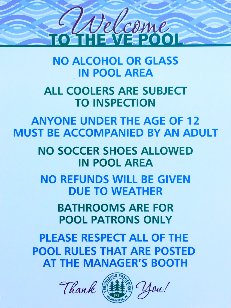 Pool Rules Vereinigung Erzgebirge