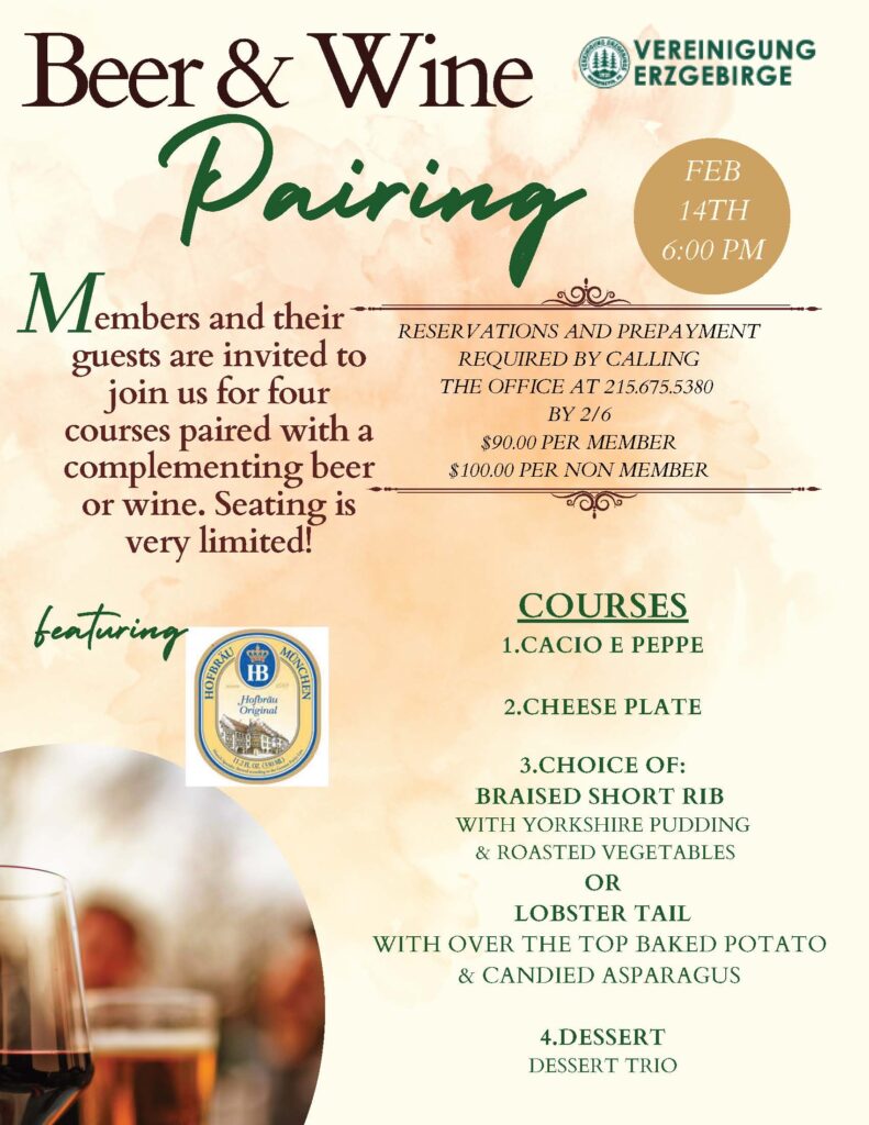 Beer & Wine Pairing Poster