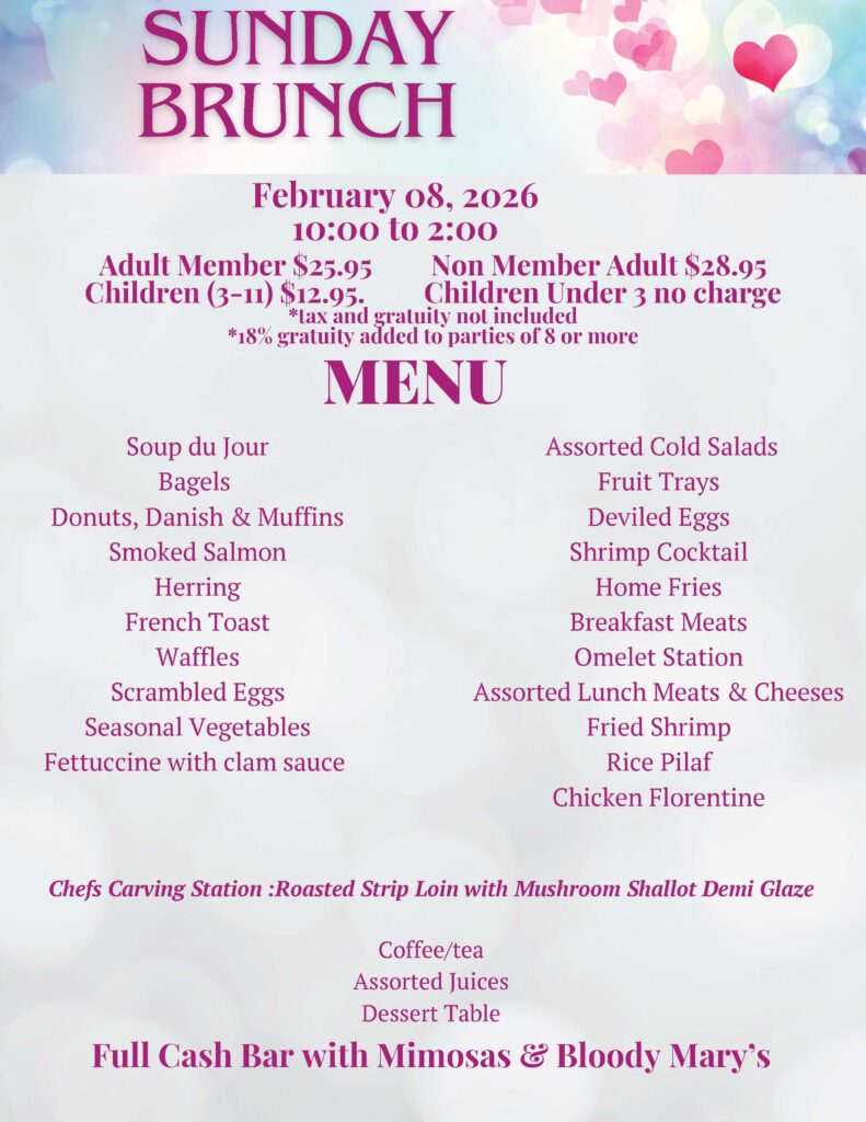 Sunday Brunch at VE Club