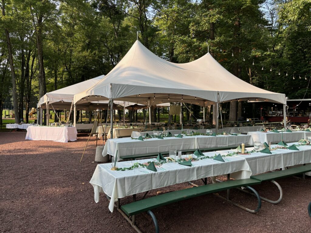 Outdoor wedding at VE